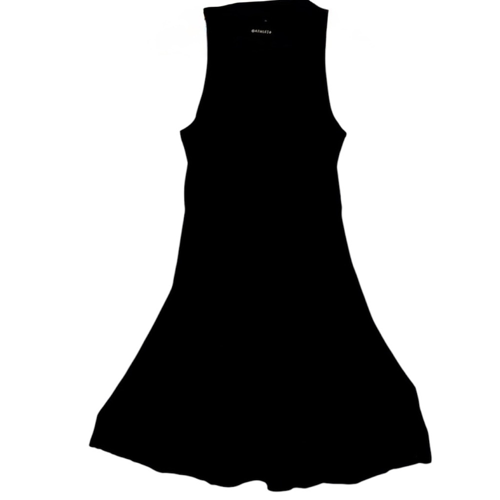 ATHLETA Dress XS Black Santorini Thera Athleisure Resort Tropic Casual Cruise